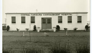 Photo of Central Carolina convalescent hospital circa 1949