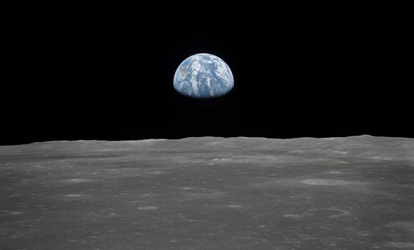 Earth as seen from the Moon