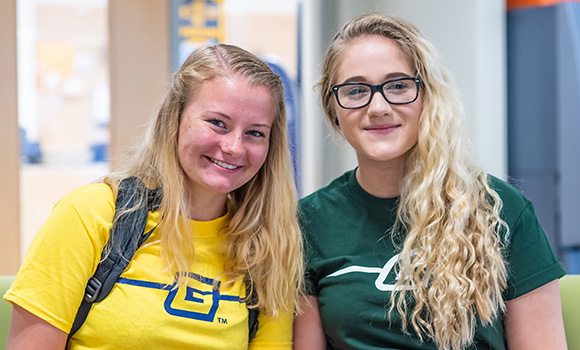 Students pose for a photo at NAV1GATE