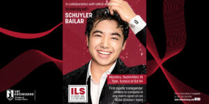 Photo of the flyer for Bailor's talk