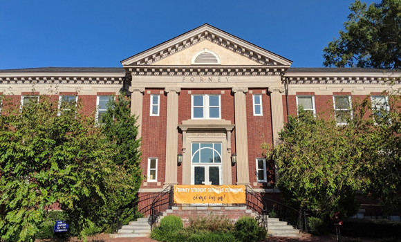 Exterior photo of building on campus