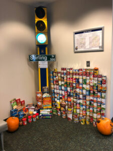 Photo of the food drive