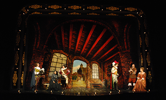 Scene from Broadway play