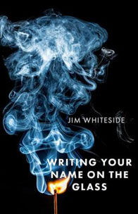 book cover with smoke