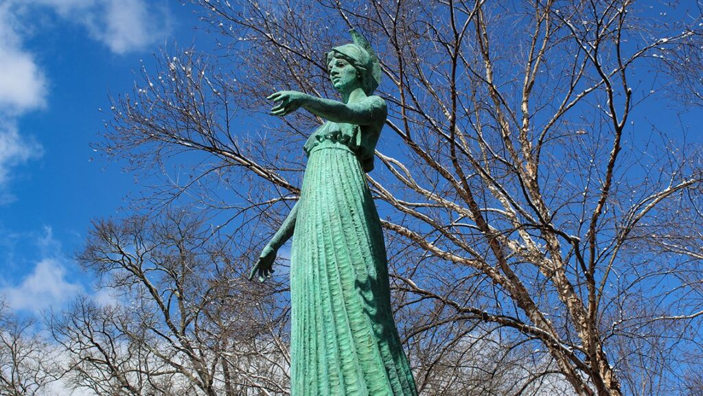 Minerva statue