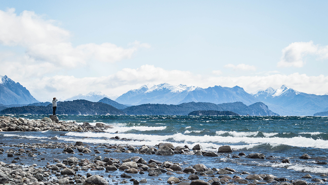 Landscape of San Carlos de Bariloche, Argentina