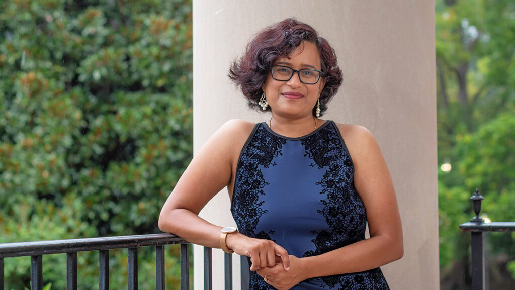 Portrait of Prashanti Manda on campus