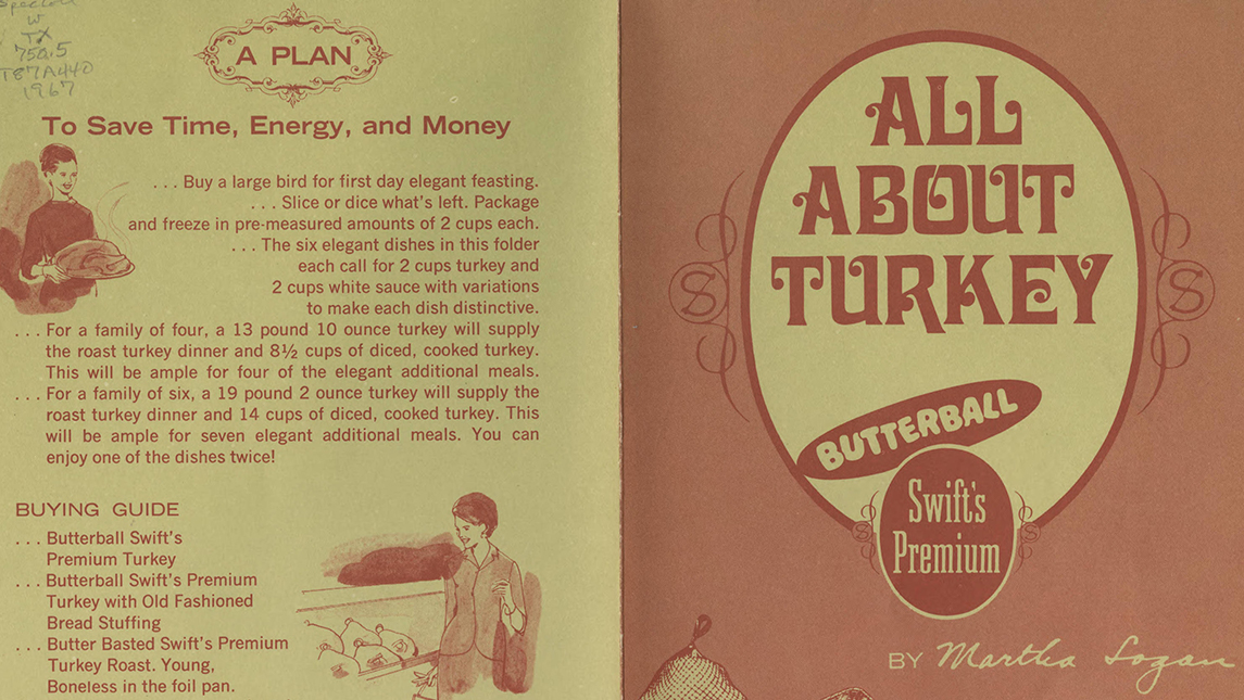 "All About Turkey" recipe book from 1967