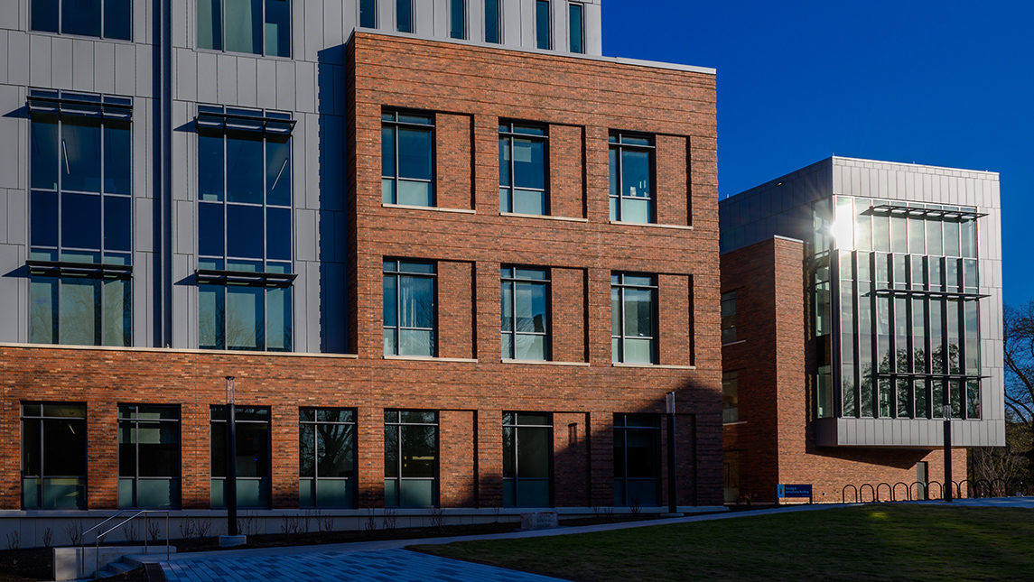 Photo of exterior of new building
