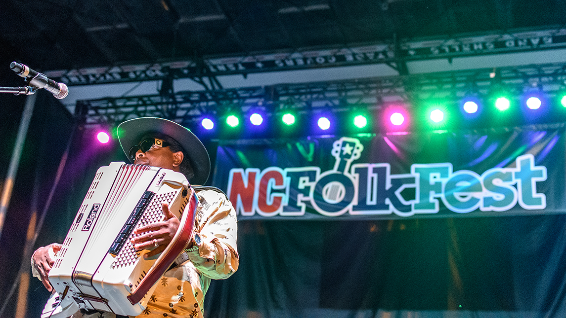 Zydeco singer Nathan Williams