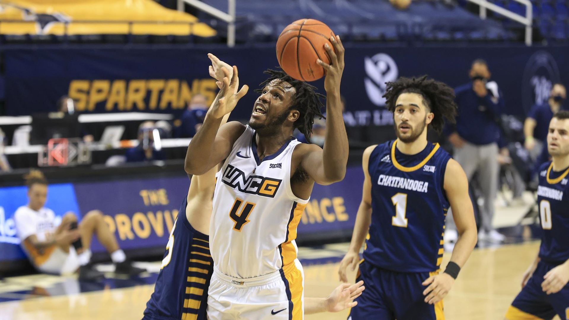 Mo Abdulsalam led UNCG in rebounds in 2020-21