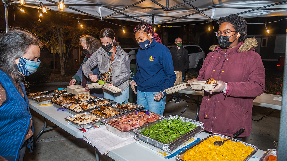 Featured Image for Food and fellowship at Spartan Open Pantry’s Meal of Thanksgiving