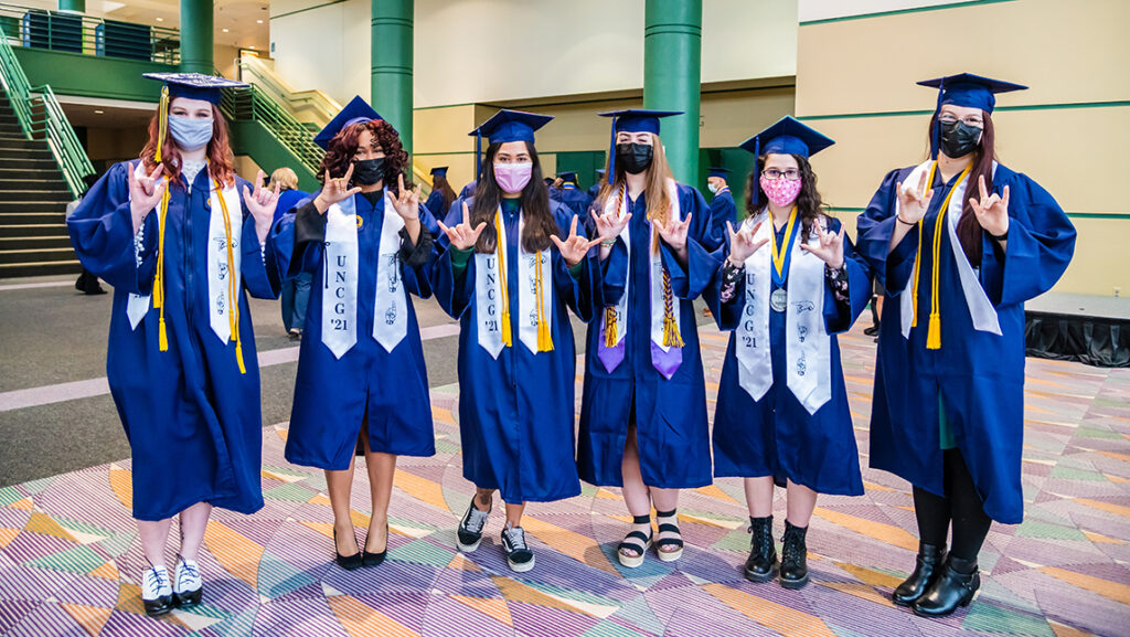 Nearly 2,000 turn tassels at Fall 2021 Commencement UNC Greensboro