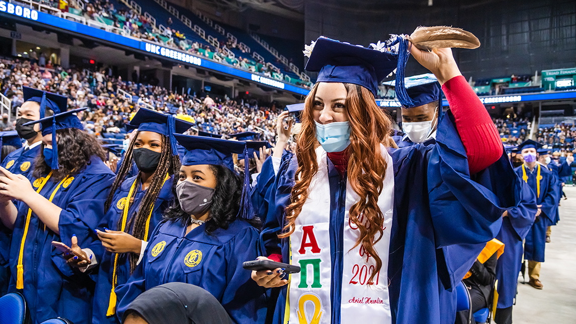 Featured Image for Nearly 2,000 turn tassels at Fall 2021 Commencement