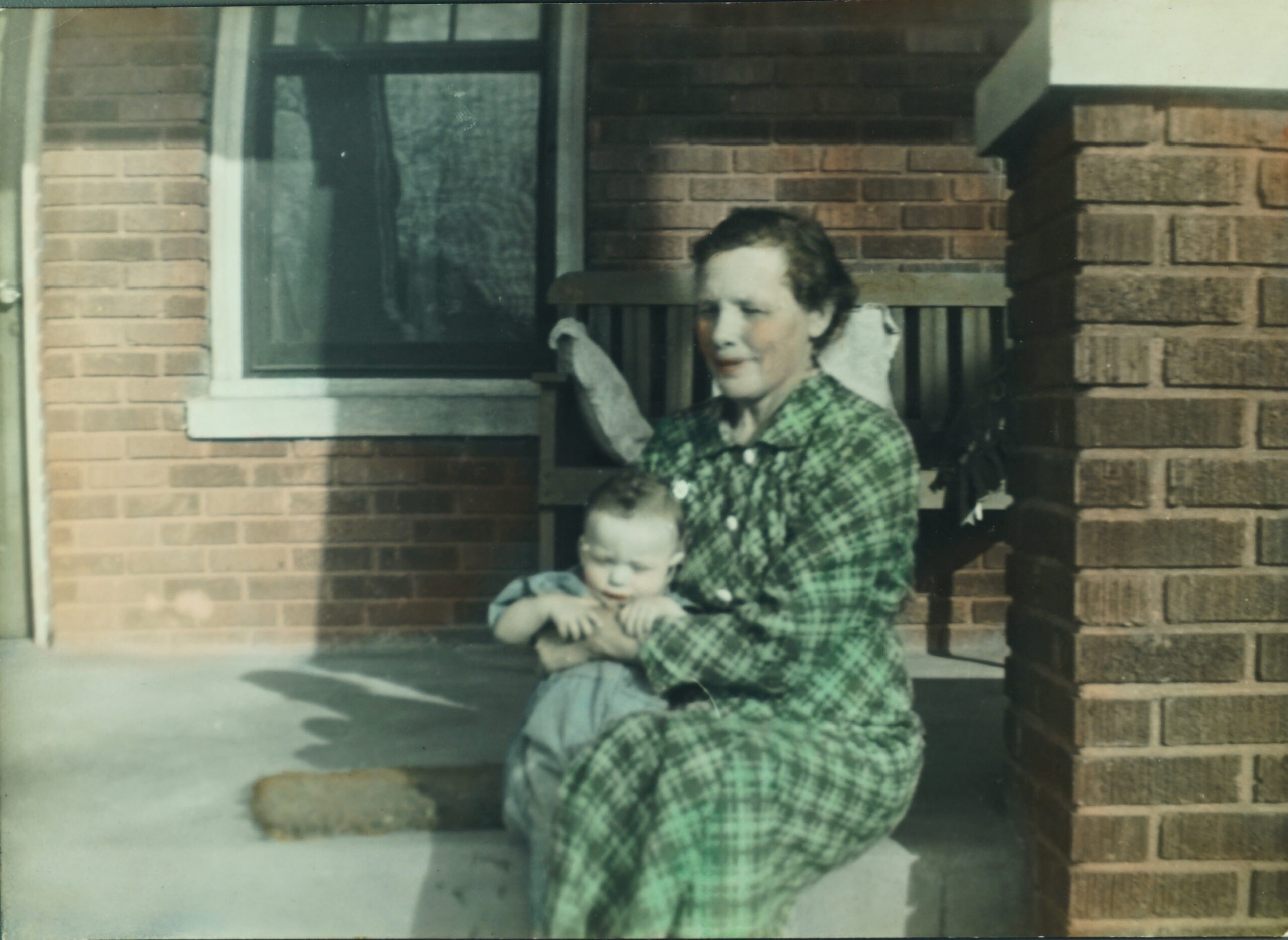 Chappell as a child with his grandmother