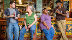 Actors in "SWEAT" promotional still