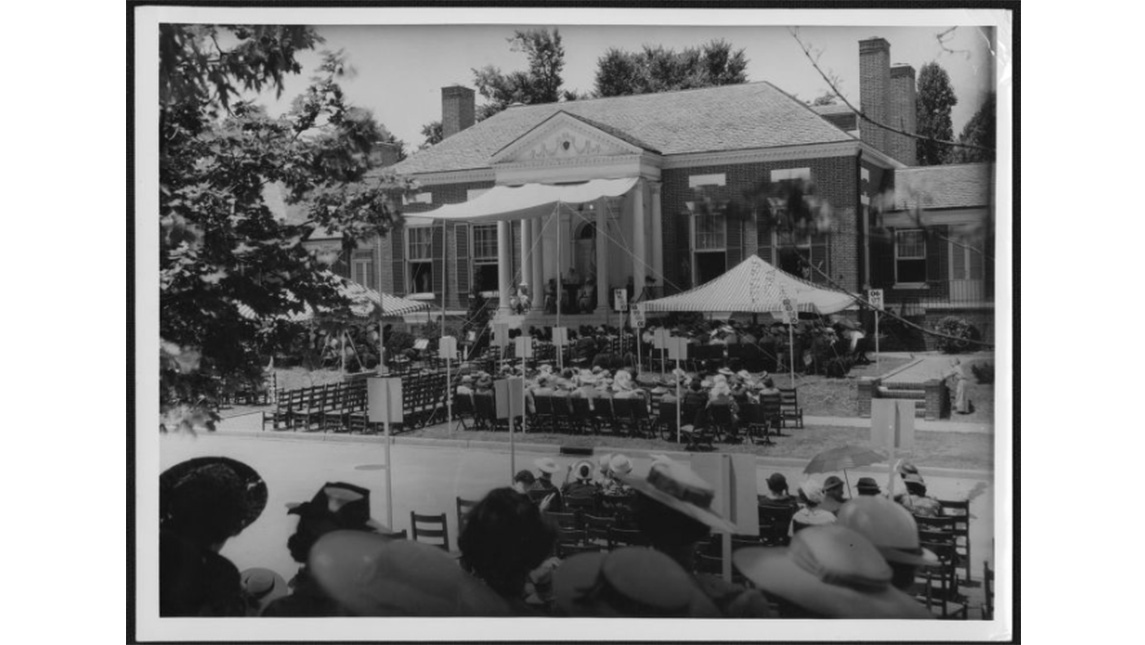 Alumnae House Dedication on June 5, 1937