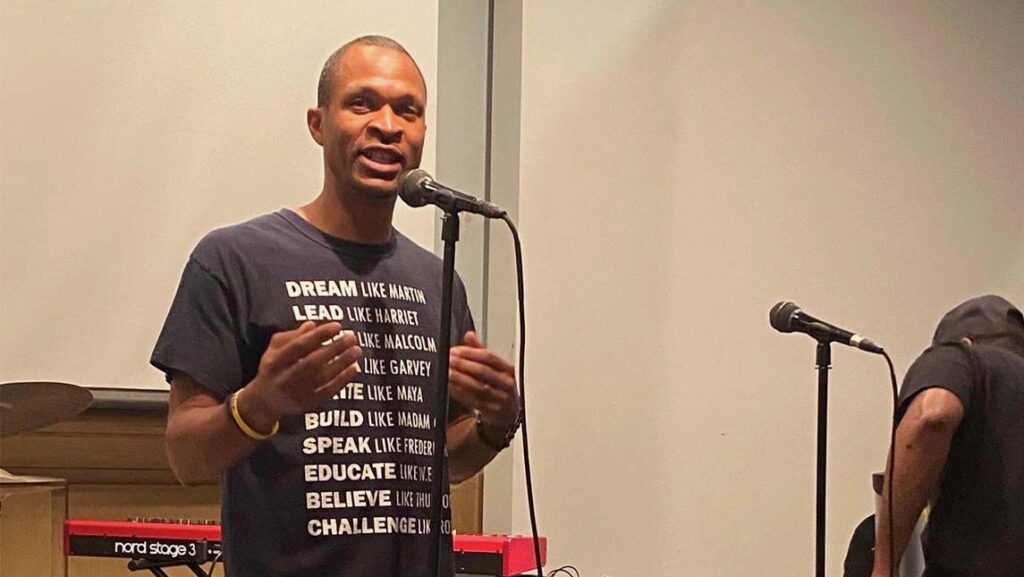 Josephus Thompson III speaks at 2022 Juneteenth Celebration