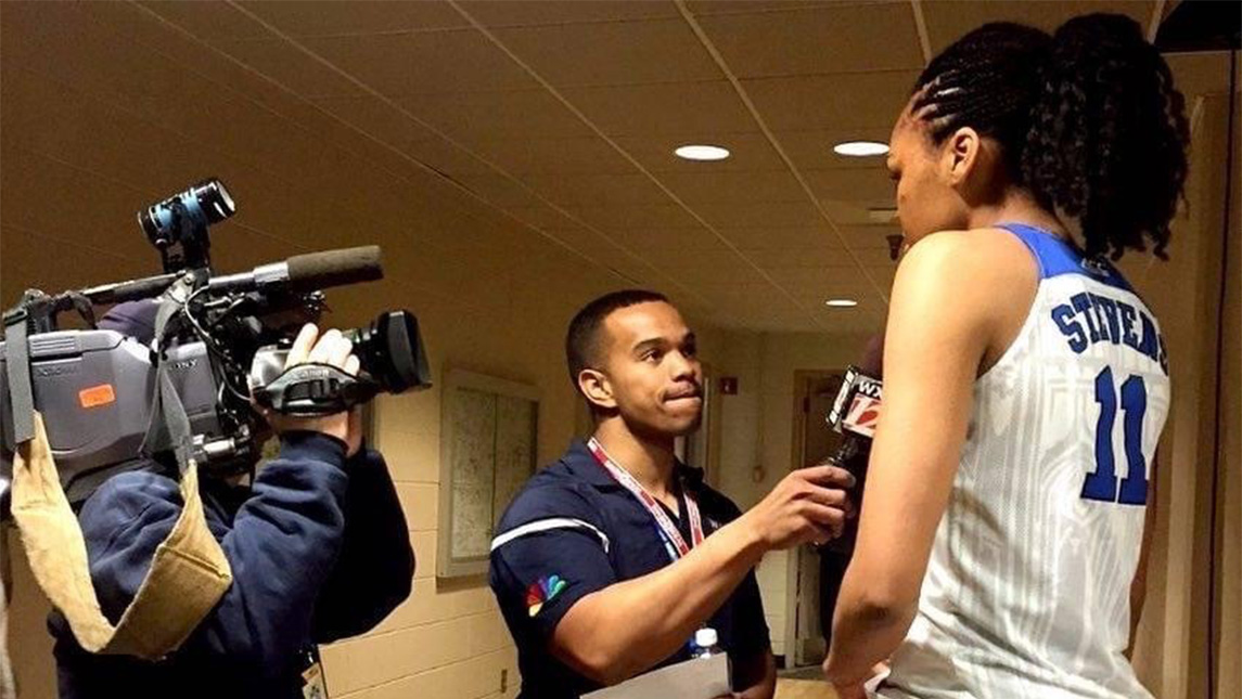 Chris Lea interviews Duke Women's Basketball forward/guard Azurá Stevens.