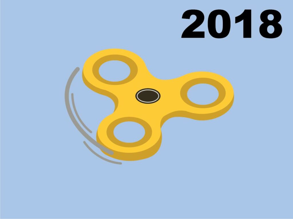 Graphic of fidget spinner