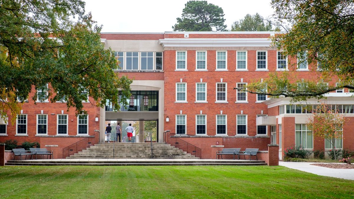 A view of one of UNCG’s newly renovated residential colleges