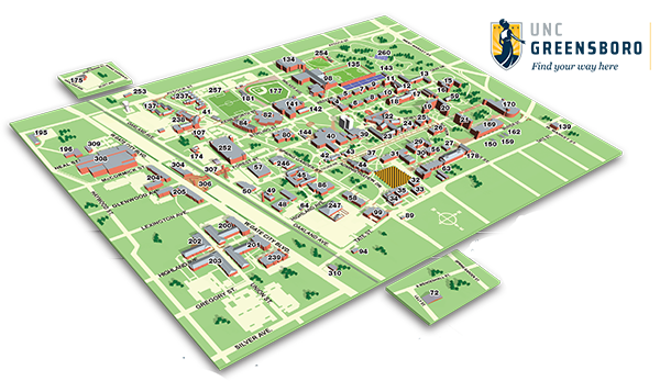 Illustration of campus map