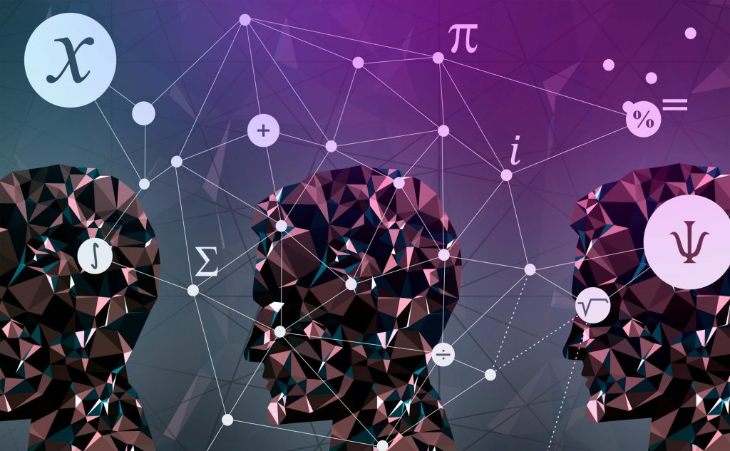 Illustration of brain mapping.