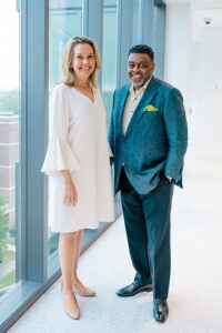 Senator Amy Galey meets with Chancellor Gilliam.