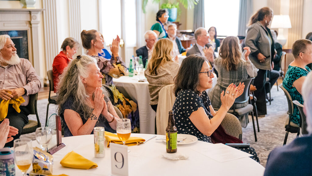 The Faculty Award celebration.