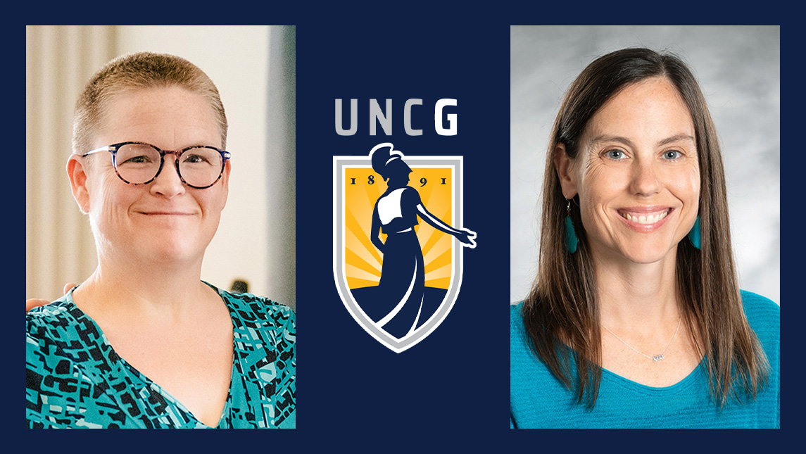 Headshots of Joyce Clapp and Amy Vetter.