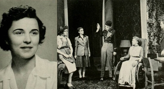 Anne Pitoniak, a UNCG alumna, in a stage performance.