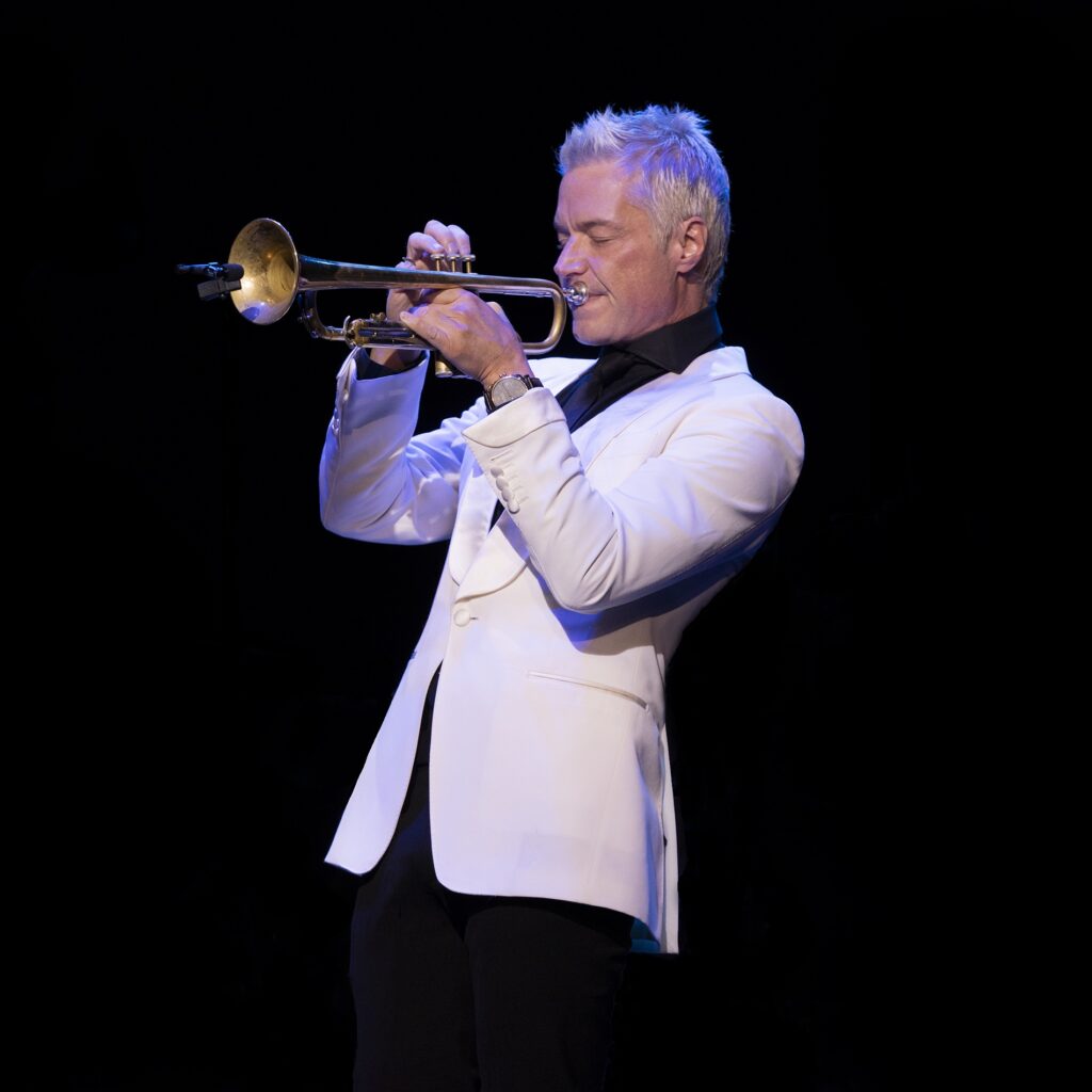 Chris Botti playing the trumpet