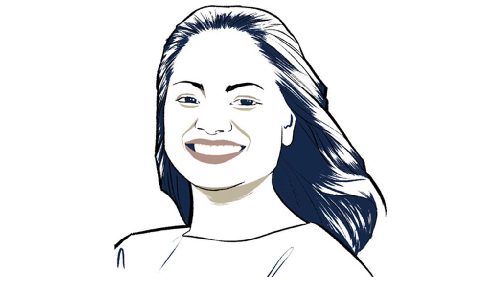 Illustration of UNCG Alumna Liana Adrong