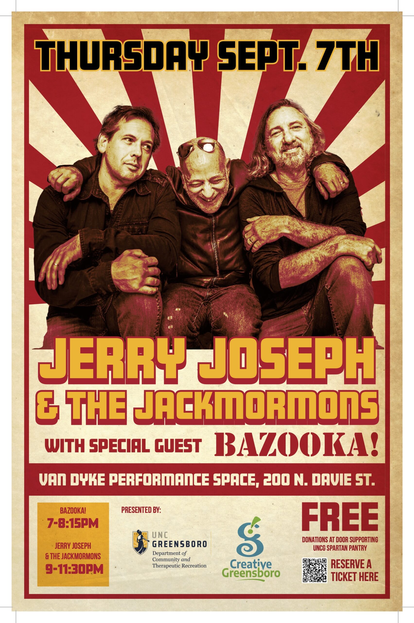 Jerry Joseph & The Jackmormons flyer!