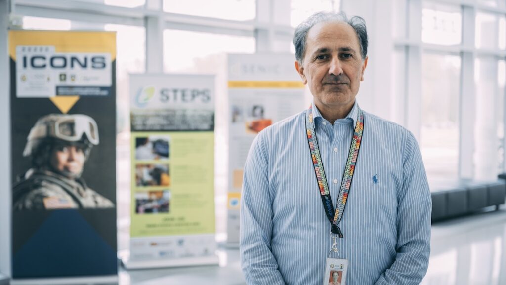 Mahdi Fahim poses for a picture at UNCG.