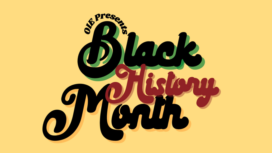 Stylized logo of Black History Month.