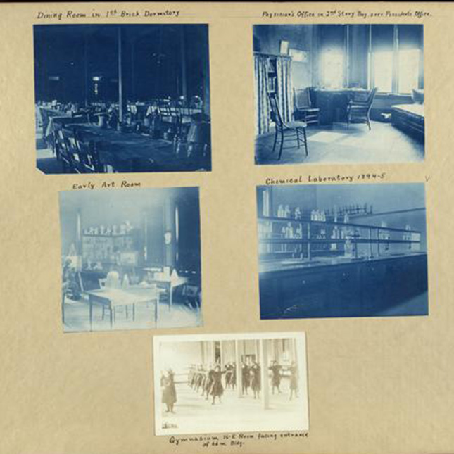 Photos of UNCG campus scenes from 1894.
