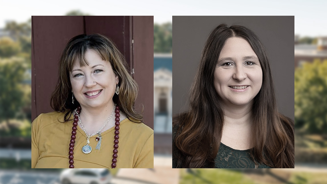 Headshots of UNCG Staff Senate Co-chairs Kimberly Mozingo and Carla Wilson.