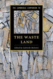 Cover of “The Waste Land’s Afterlife: The Poem’s Reception in the Twentieth Century and Beyond” Article by Anthony Cuda