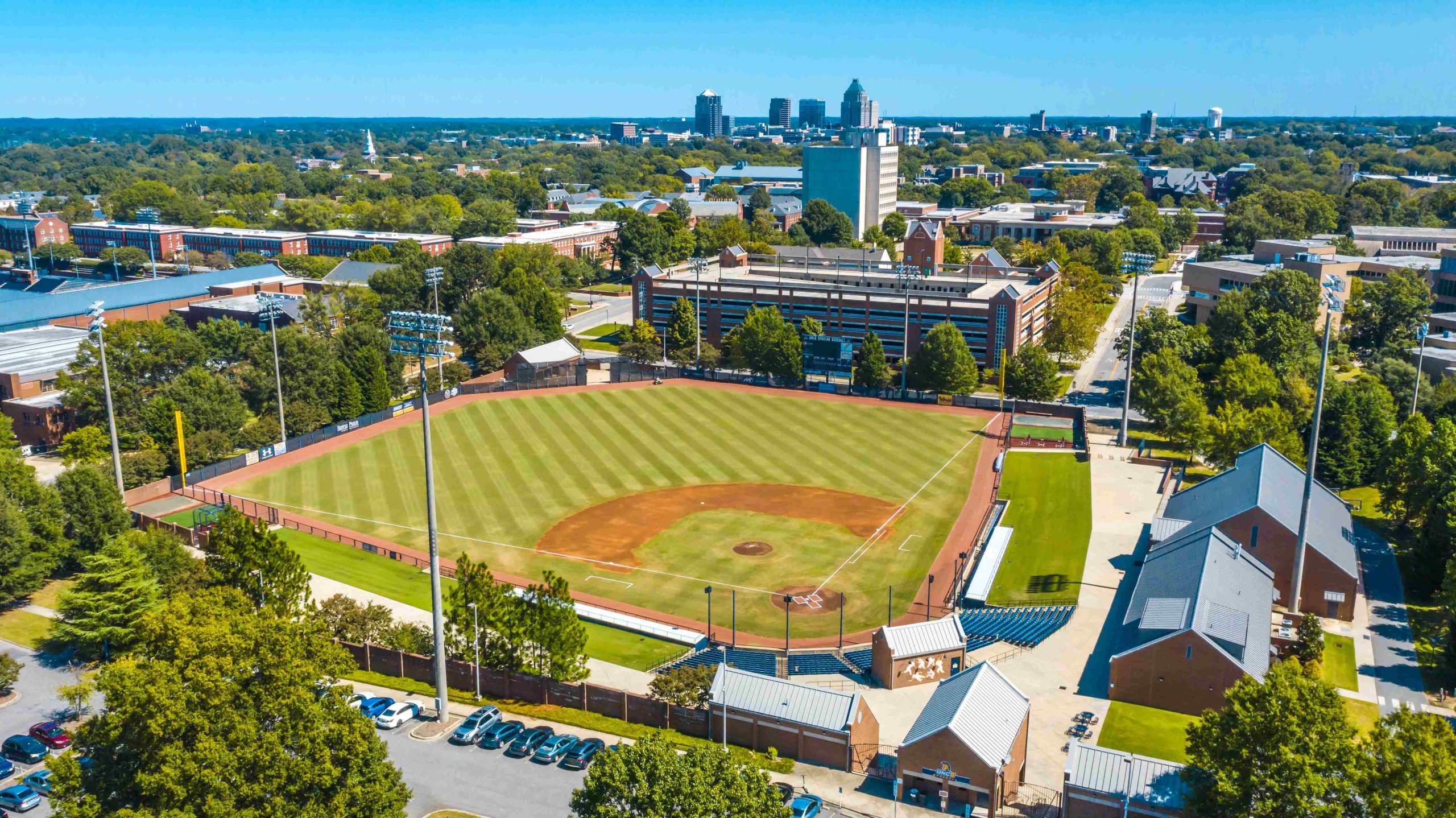 baseball aerial shot