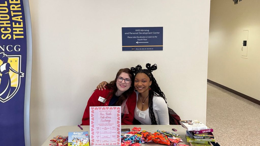 Peer Guide Valentines Exchange for students.