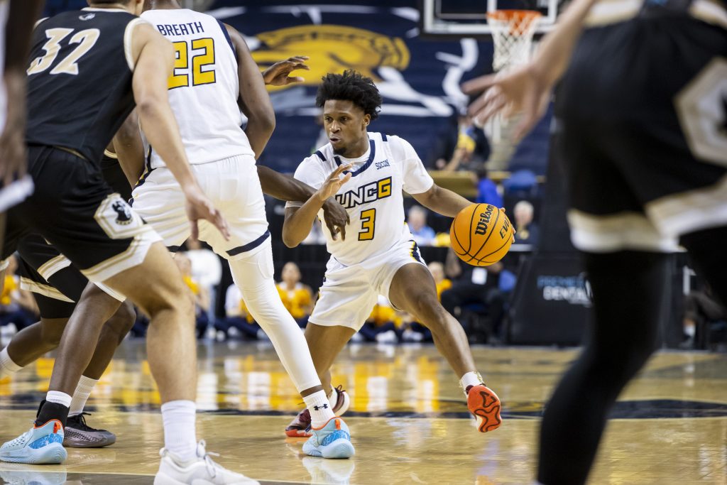 Kenyon Giles dribbling