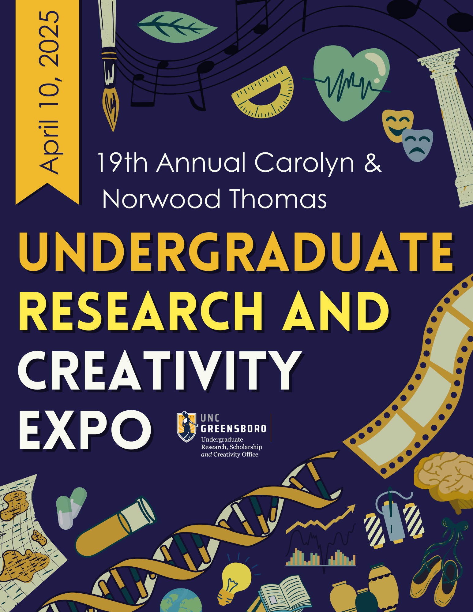 Undergraduate Research and Creativity Expo flyer
