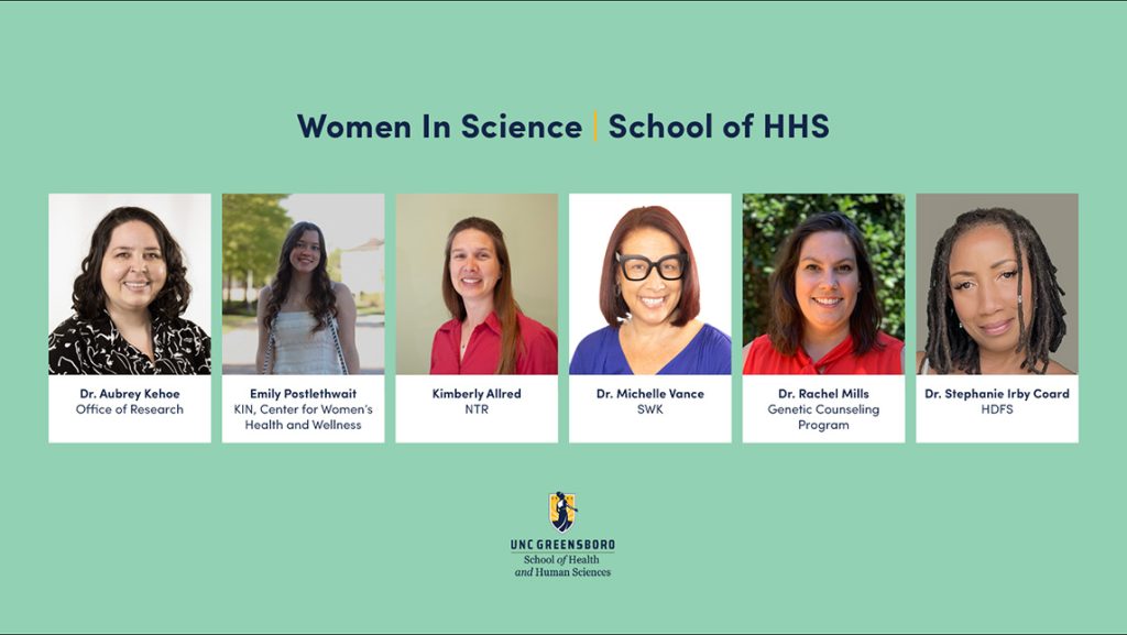 Women in Science, School of HHS.