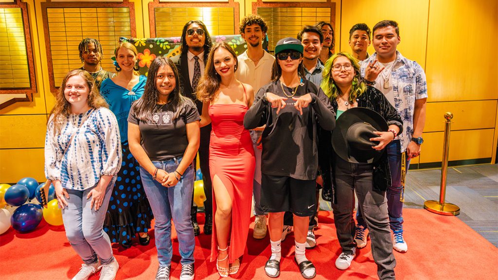 Performers in the 2023 Hispanic History Month Talent Show.