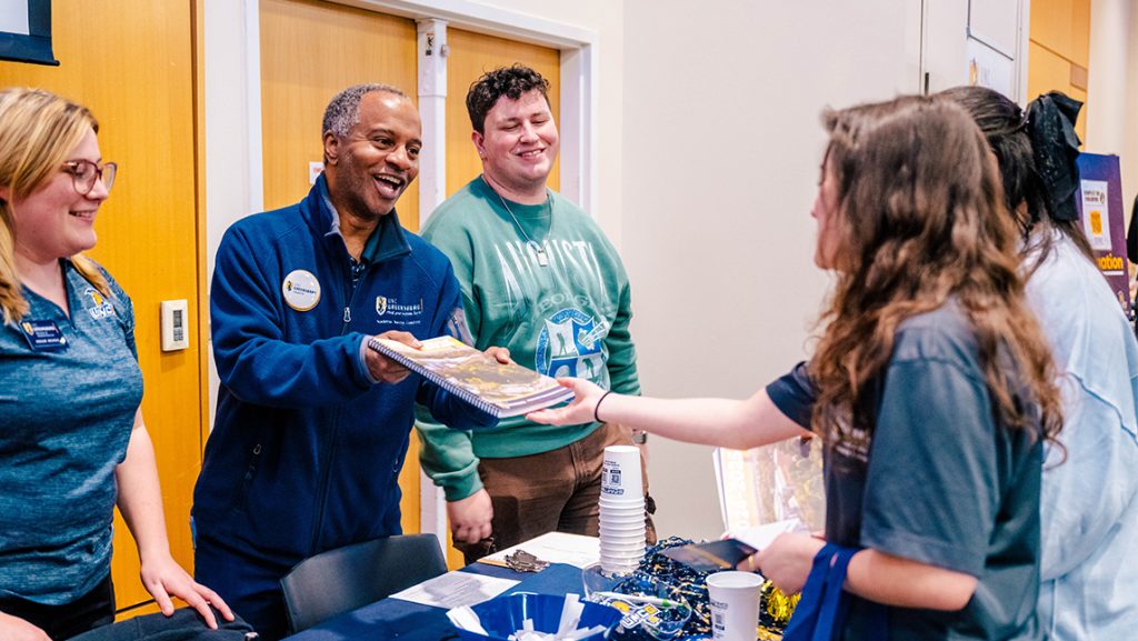 UNCG's Be Well Stay Well tables.