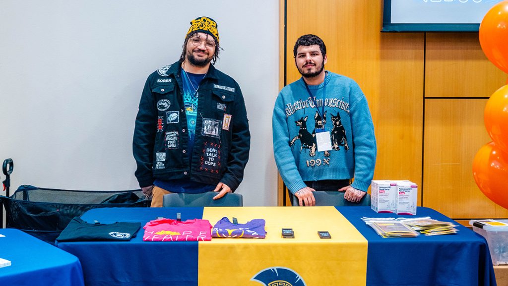 UNCG's Be Well Stay Well tables.