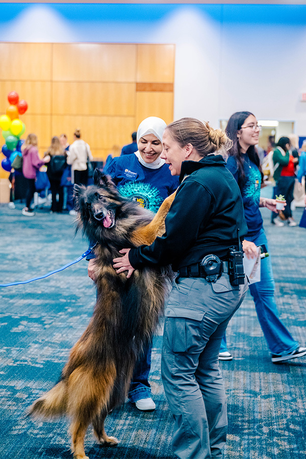 UNCG's Be Well Stay Well tables.