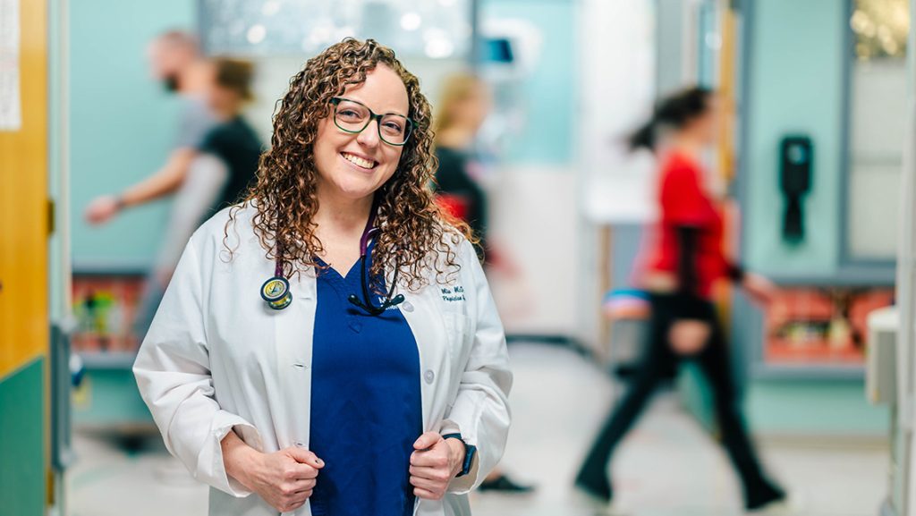 Mia McDonald, a UNCG grad who became a physician assistant.