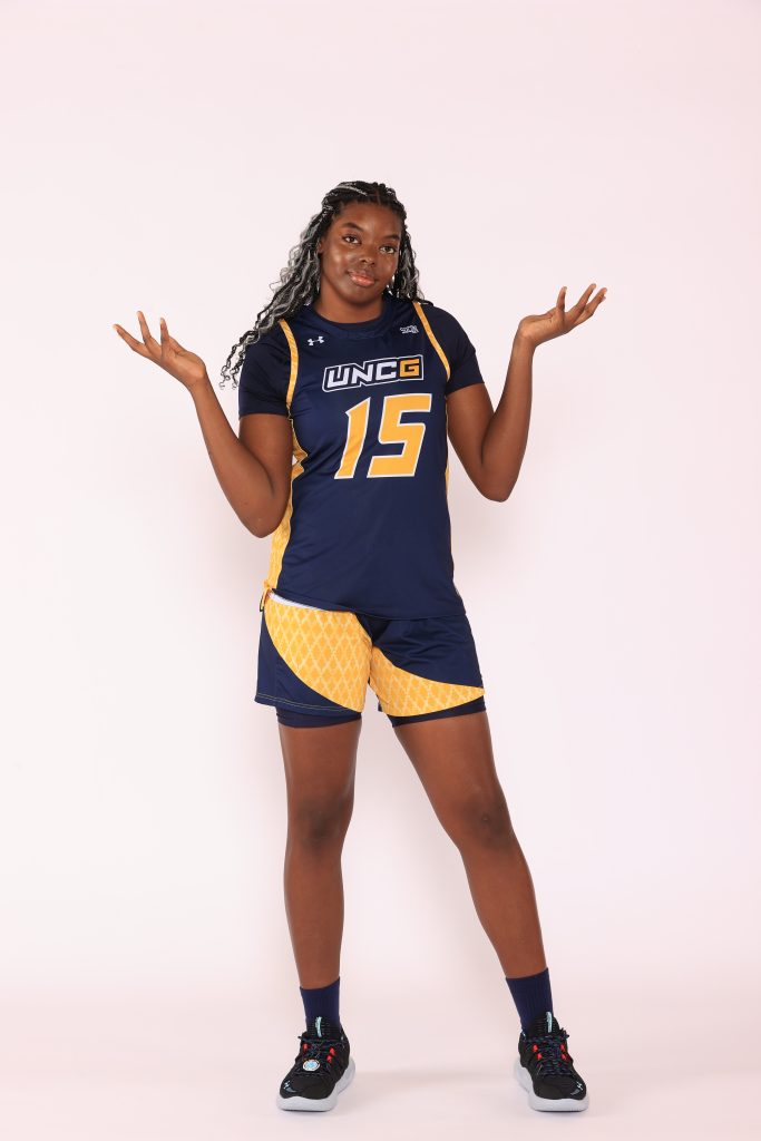Khalis Cain promotional basketball photo.